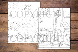 Dot to Dot Musical Instruments for Adults