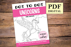 Dot to Dot Unicorns for Adults