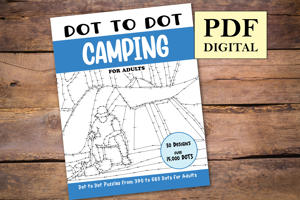 Dot to Dot Camping for Adults
