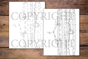 Dot to Dot Famous Places (USA) for Adults