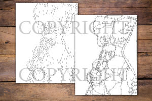 Dot to Dot Famous Places (USA) for Adults