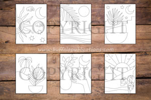 Minimalist Boho Coloring Book
