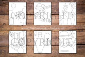 Minimalist Boho Coloring Book