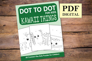 Kawaii Things Dot to Dot for Kids