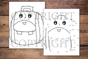 Kawaii Things Dot to Dot for Kids