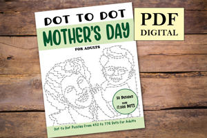 Dot to Dot Mother's Day for Adults