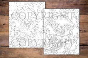 Dot to Dot Caticorns for Adults