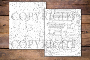 Dot to Dot Cityscapes for Adults