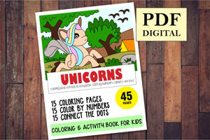 Unicorns Activity Book for Kids