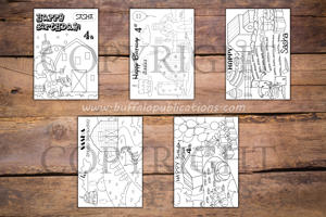 Farm Theme Personalized Birthday Coloring Book