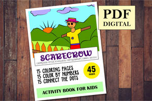 Scarecrow Activity Book for Kids