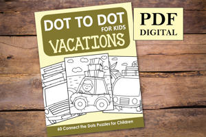 Vacations Dot to Dot for Kids