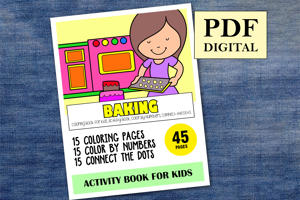 Baking Activity Book for Kids