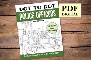 Dot to Dot Police Officers for Adults