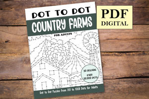 Dot to Dot Country Farms for Adults