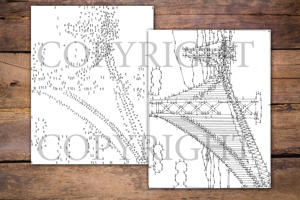 Dot to Dot Famous Bridges for Adults