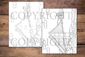 Dot to Dot Famous Bridges for Adults