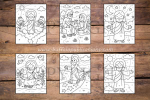 Jesus Color By Numbers Book for Kids