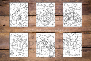 Jesus Color By Numbers Book for Kids
