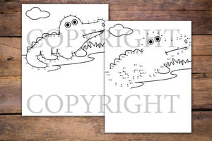 Wild Animals Dot to Dot Book for Kids