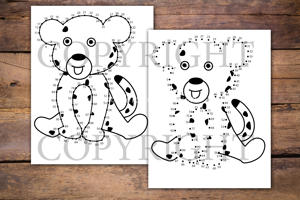 Wild Animals Dot to Dot Book for Kids
