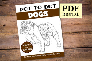 Dot to Dot Dogs for Adults