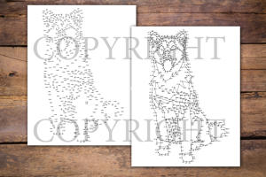 Dot to Dot Dogs for Adults