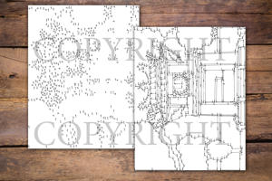 Dot to Dot Famous Places (Asia) for Adults