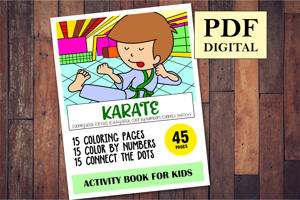 Karate Activity Book for Kids