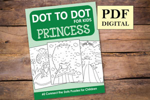 Princess Dot to Dot for Kids