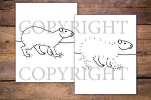 Cute Animals Dot to Dot Book for Kids