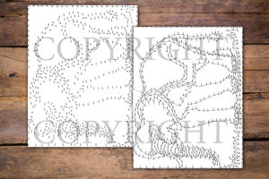 Dot to Dot Elephants for Adults