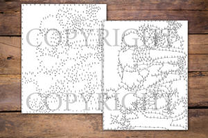 Dot to Dot Elephants for Adults