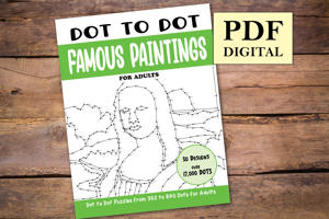 Dot to Dot Famous Paintings for Adults