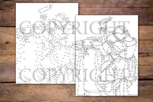 Dot to Dot Famous Paintings for Adults