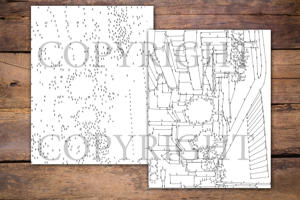 Dot to Dot Street Scenes for Adults