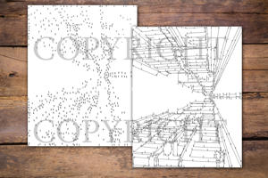 Dot to Dot Street Scenes for Adults