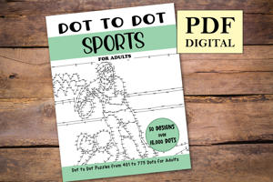 Dot to Dot Sports for Adults