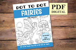 Dot to Dot Fairies for Adults