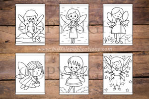 Fairies Big and Bold Coloring Book