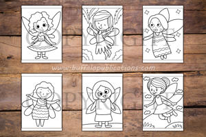 Fairies Big and Bold Coloring Book