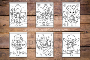 Fairies Big and Bold Coloring Book