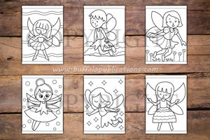 Fairies Big and Bold Coloring Book
