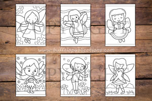 Fairies Big and Bold Coloring Book