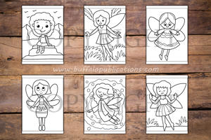 Fairies Big and Bold Coloring Book