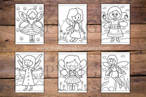 Fairies Big and Bold Coloring Book