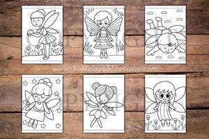 Fairies Big and Bold Coloring Book
