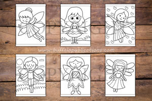 Fairies Big and Bold Coloring Book
