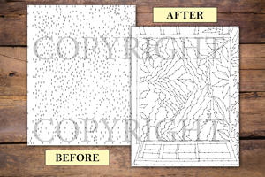 Dot to Dot Mountain Views for Adults