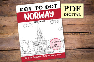 Dot to Dot Norway for Adults